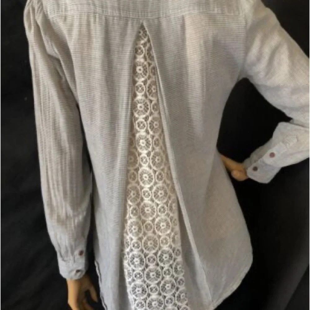 Anthropologie - Birds of Paradis by Trovata- Striped Shirt- Size XS - Picture 1 of 4